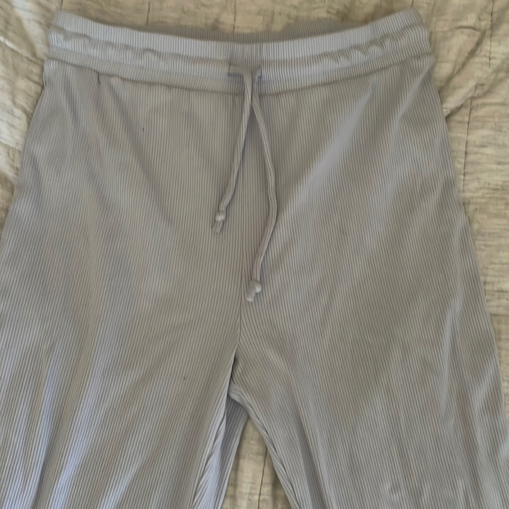 Forever 21 ribbed blue jogger